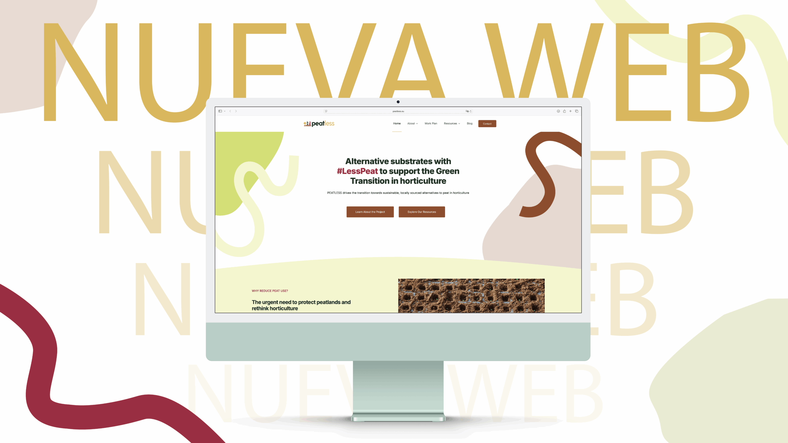 NUEVA WEB PROYECTO EUROPEO PEATLESS
