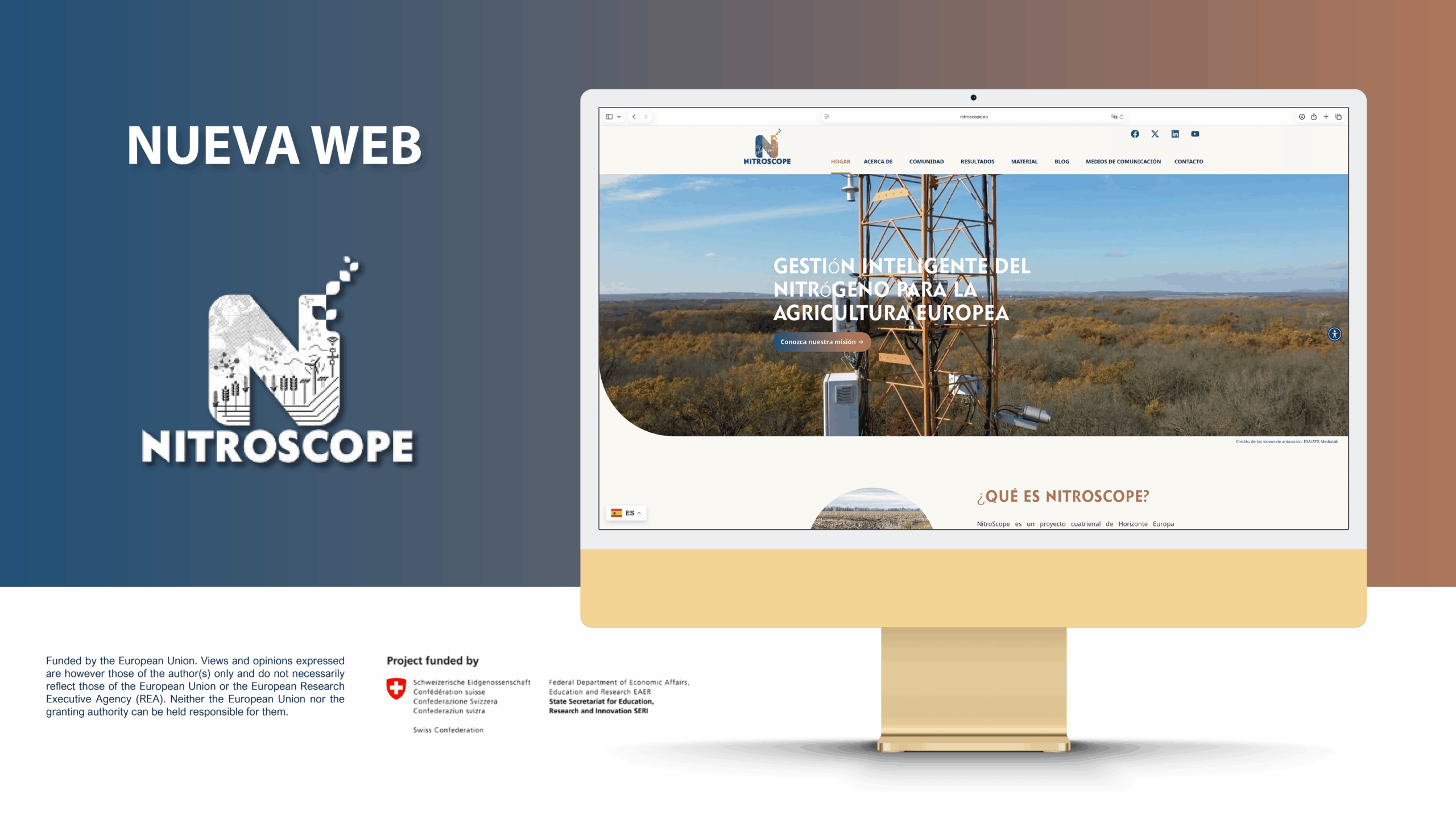 Lanzamiento de la nueva web del proyecto NitroScope