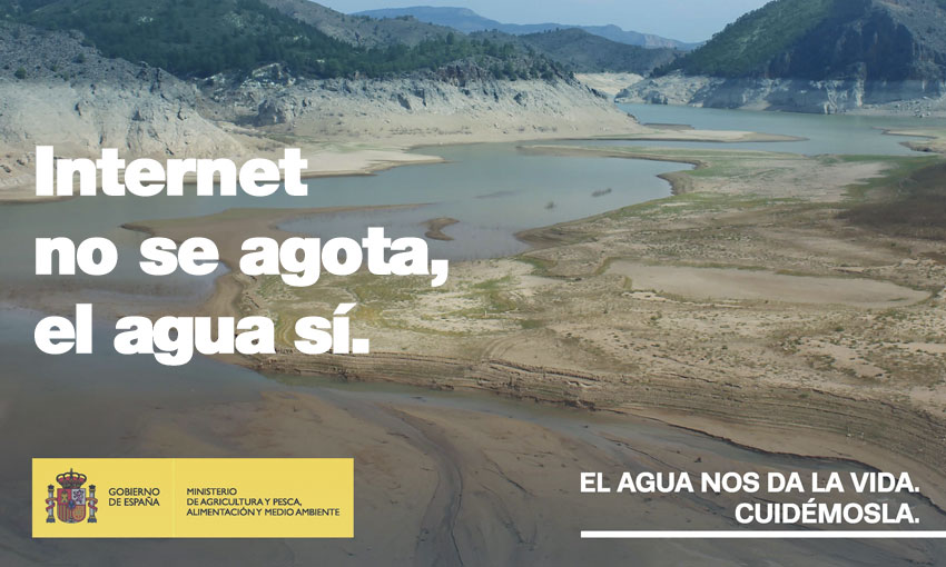 El Ministerio de Agricultura y Pesca, Alimentación y Medio Ambiente lanza una campaña para concienciar sobre el ahorro de agua