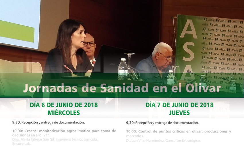 Cesens® en las jornadas de Sanidad en el Olivar en Jaén