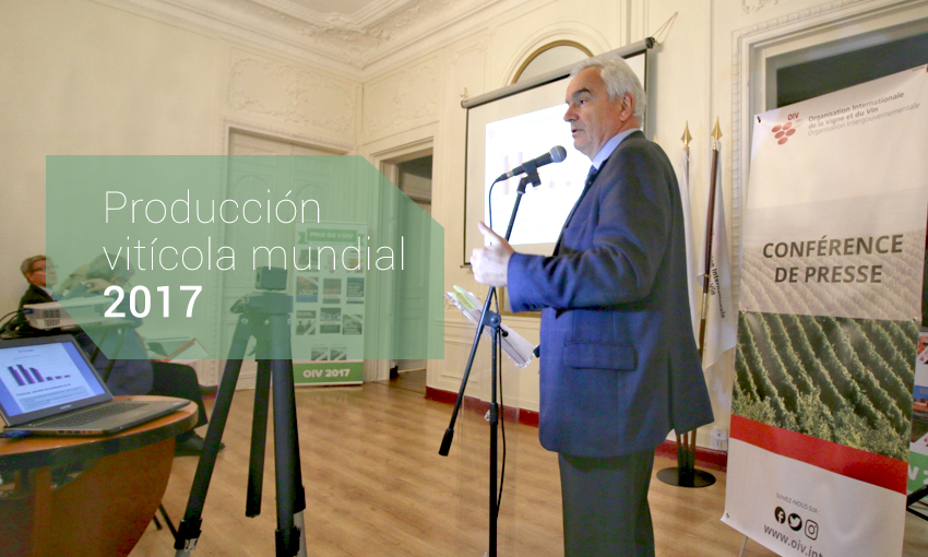 La OIV presenta los primeros datos sobre la producción vitícola mundial en 2017